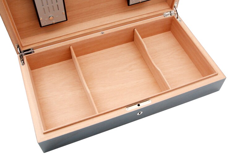 Luxury Cigar Humidor Box - Holds 100+ Cigars