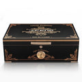 Luxury Cedar Wood Cigar Humidor for 200+ Cigars