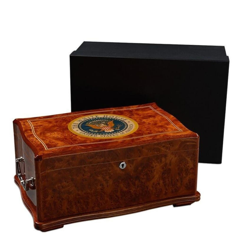 Luxury Humidor Box for 100 Cigars with Humidifier