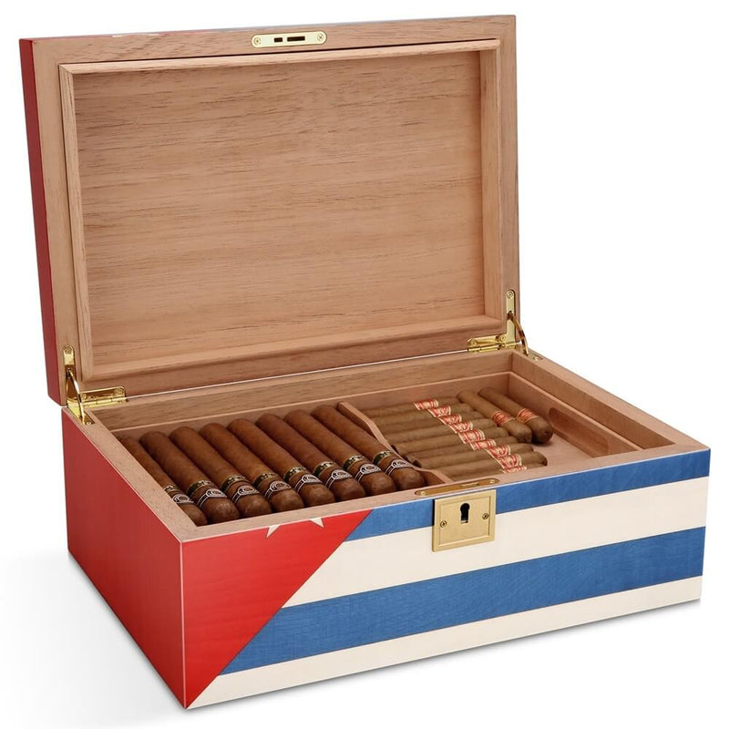 Luxury Cedar Wood Cigar Humidor for 180 Cigars