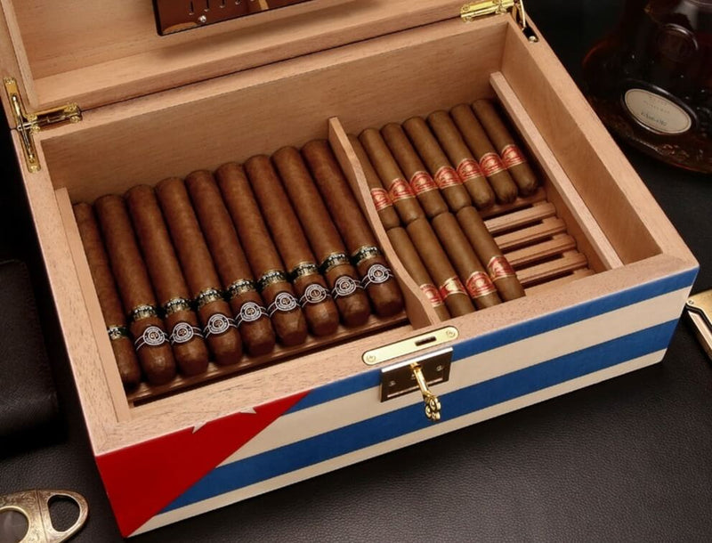 Luxury Cedar Wood Cigar Humidor for 180 Cigars