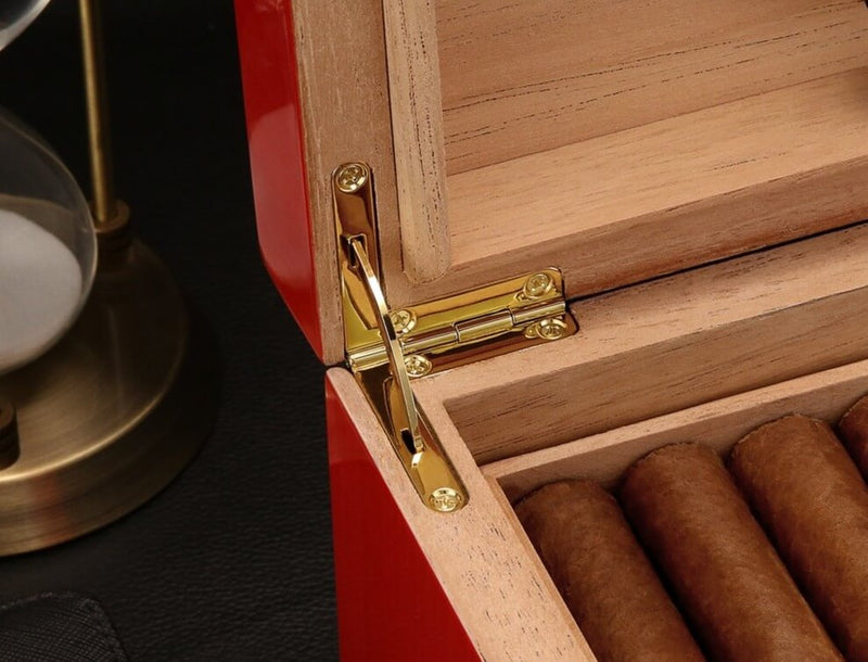 Luxury Cedar Wood Cigar Humidor for 180 Cigars