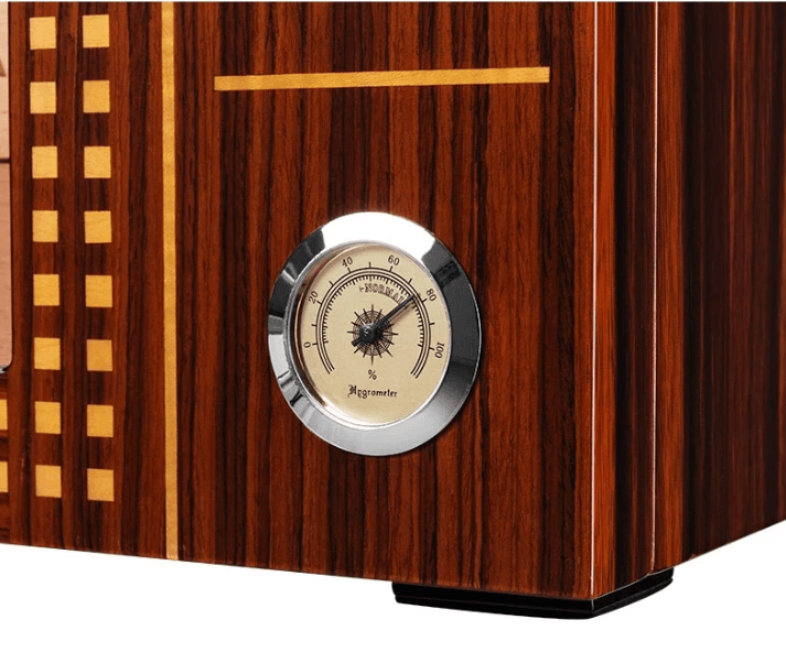 Luxury Vintage Cigar Humidor Box with Advanced Humidity