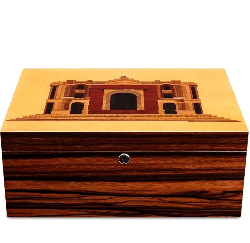 Luxury Cedar Cigar Humidor Box - 100+ Capacity