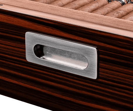 Luxury Cedar Cigar Humidor Box - 100+ Capacity