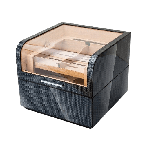 Luxury Cedar Wood Cigar Humidor with Hygrometer