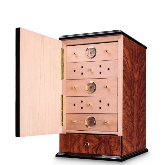 Luxury Cedar Cigar Humidor Cabinet with Humidifier