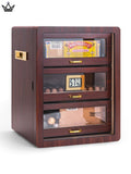 Luxury Cedar Cigar Humidor with Electronic Hygrometer