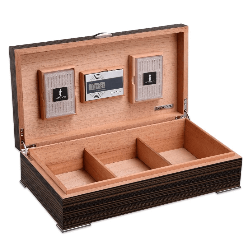 Luxury Cedar Cigar Humidor Box - Optimal Preservation