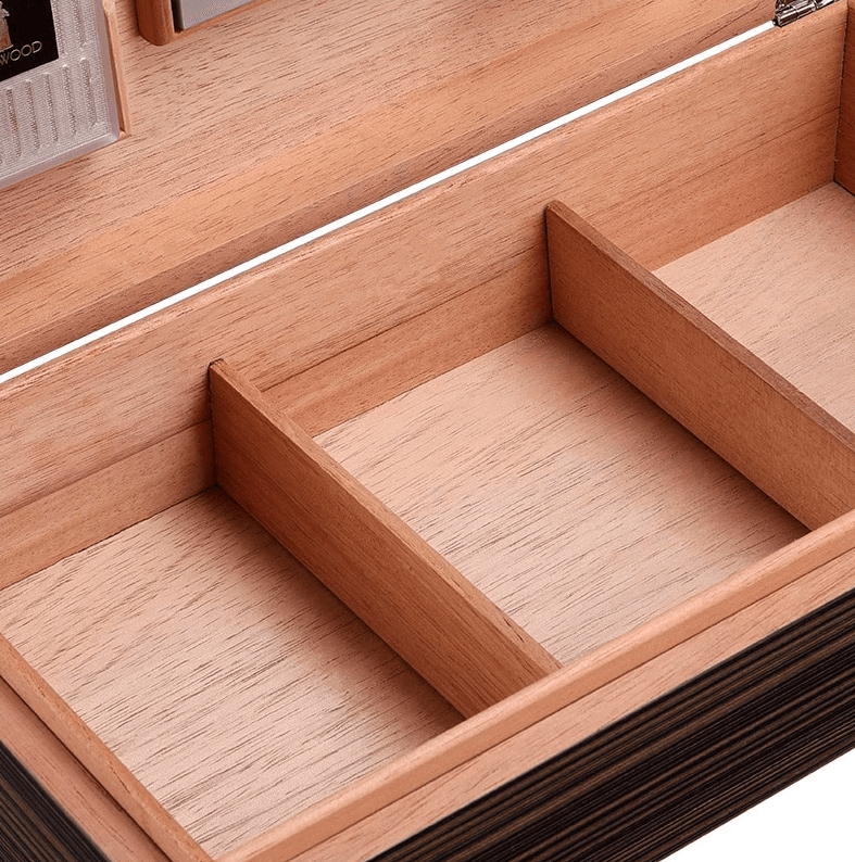 Luxury Cedar Cigar Humidor Box - Optimal Preservation