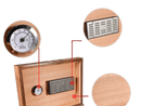 Contemporary Cedar Cigar Humidor Cabinet - 80+ Capacity