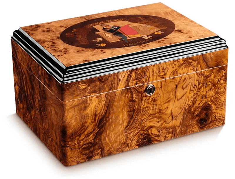 Luxury Cedar Cigar Humidor Box - Holds 40 Cigars