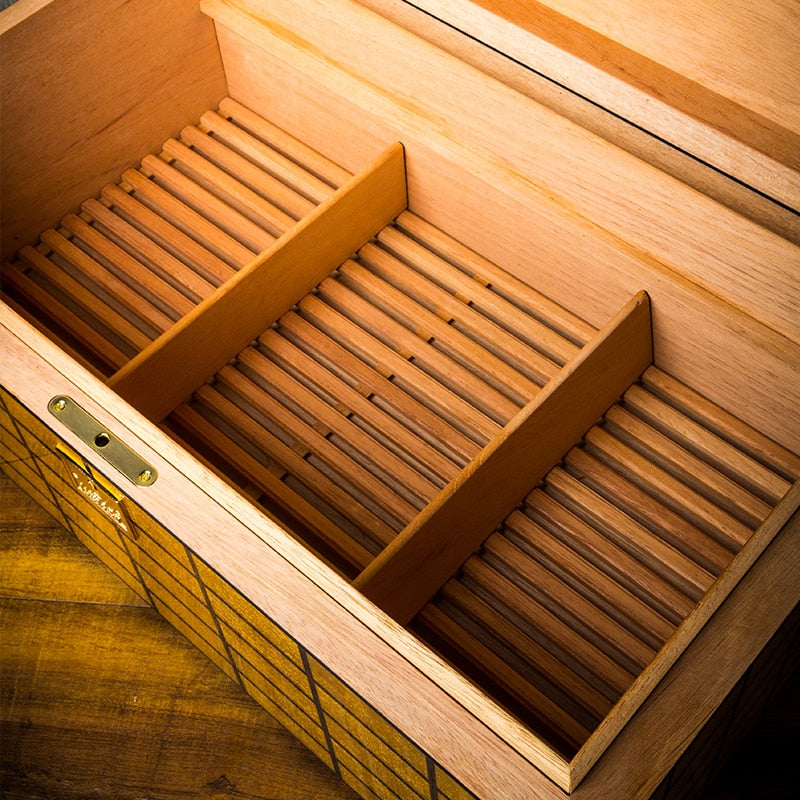 Luxury Spanish Cedar Cigar Humidor - Limited Edition