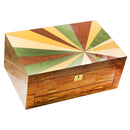 Luxury Cedar Cigar Humidor Box - Paris Design