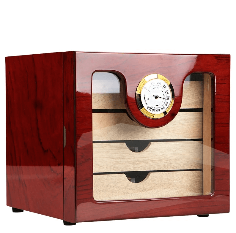 Luxury Cigar Humidor Cabinet with Drawers