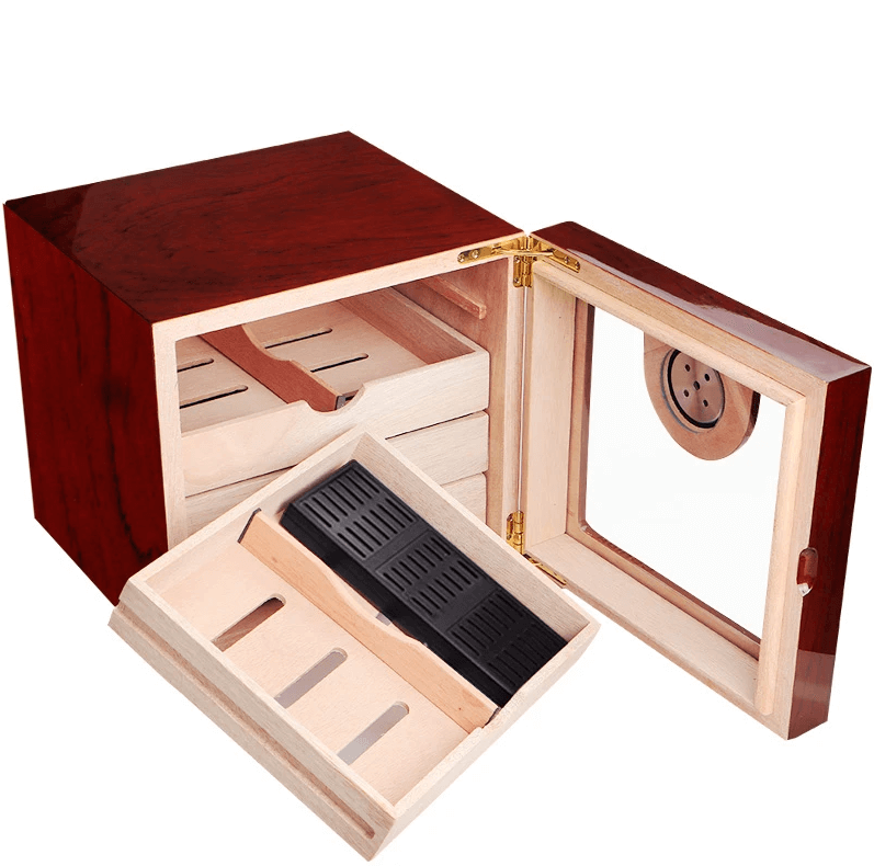 Luxury Cigar Humidor Cabinet with Drawers