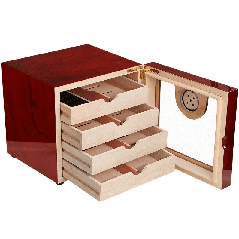 Luxury Cigar Humidor Cabinet with Drawers