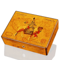 Luxury Napoleon Cigar Humidor with Humidifier