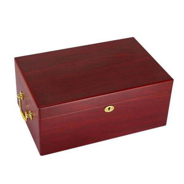 Luxury Cedar Cigar Humidor Box with Humidifier