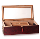 90+ Capacity Vintage Cedar Cigar Humidor Box