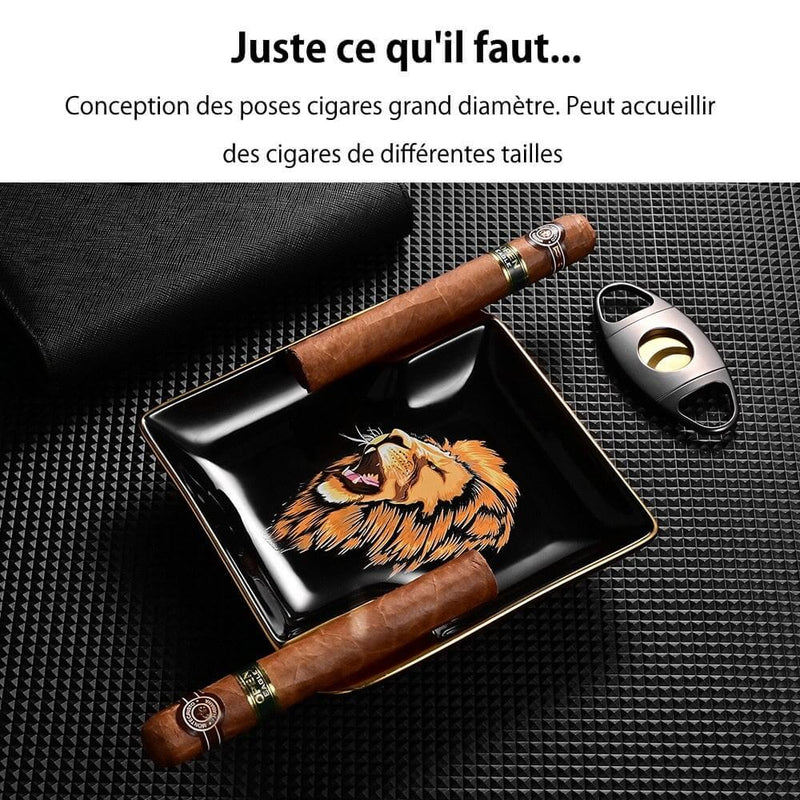 Unique Ceramic Cigar Ashtray - Luxury & Style