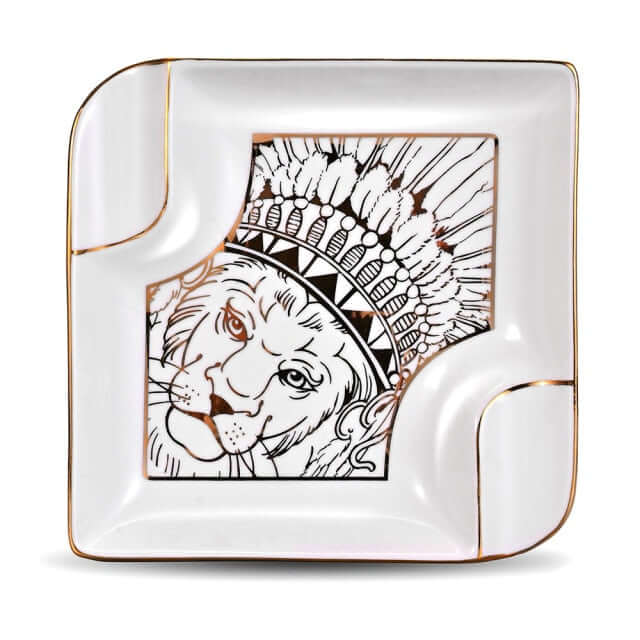 Unique Ceramic Cigar Ashtray - Luxury & Style