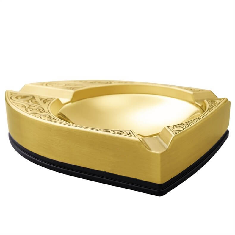 Luxury Metal Cigar Ashtray with 3 Rests