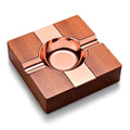 Luxury Wooden Cigar Ashtray - Elegant and Durable