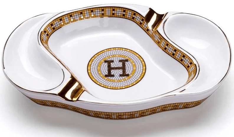 Luxury Ceramic Cigar Ashtray with Elegant Design