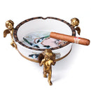 Luxury Ceramic Cigar Ashtray - Japanese Design