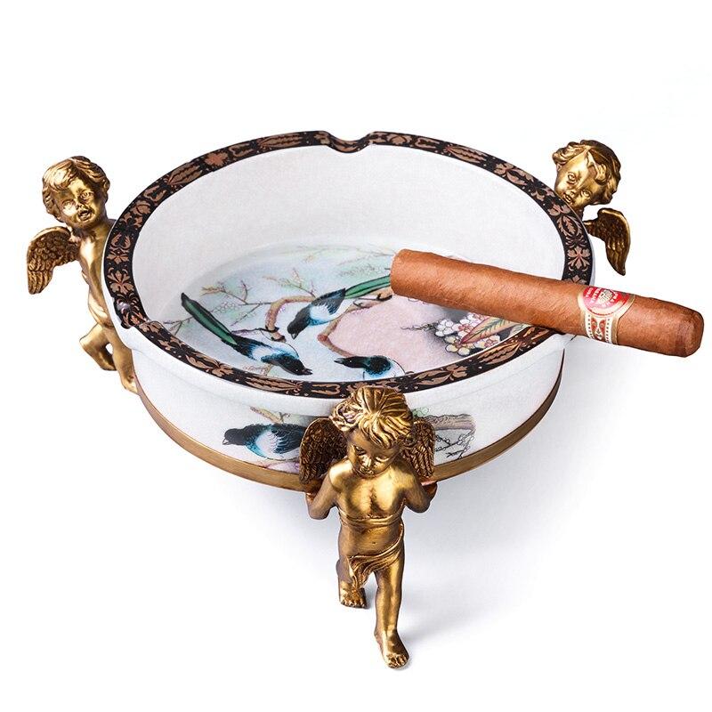 Luxury Ceramic Cigar Ashtray - Japanese Design