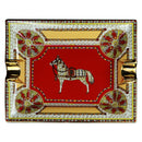 Luxury Equestrian Ceramic Cigar Ashtray - Limited Edition