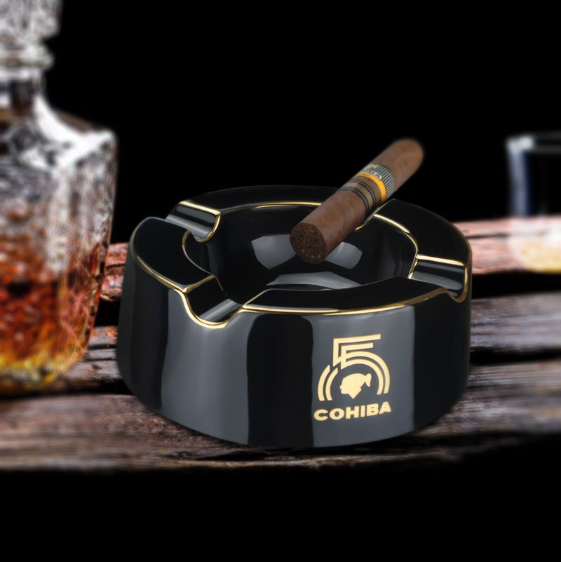 Luxury Vintage Cigar Ashtray - Cuban Atmosphere