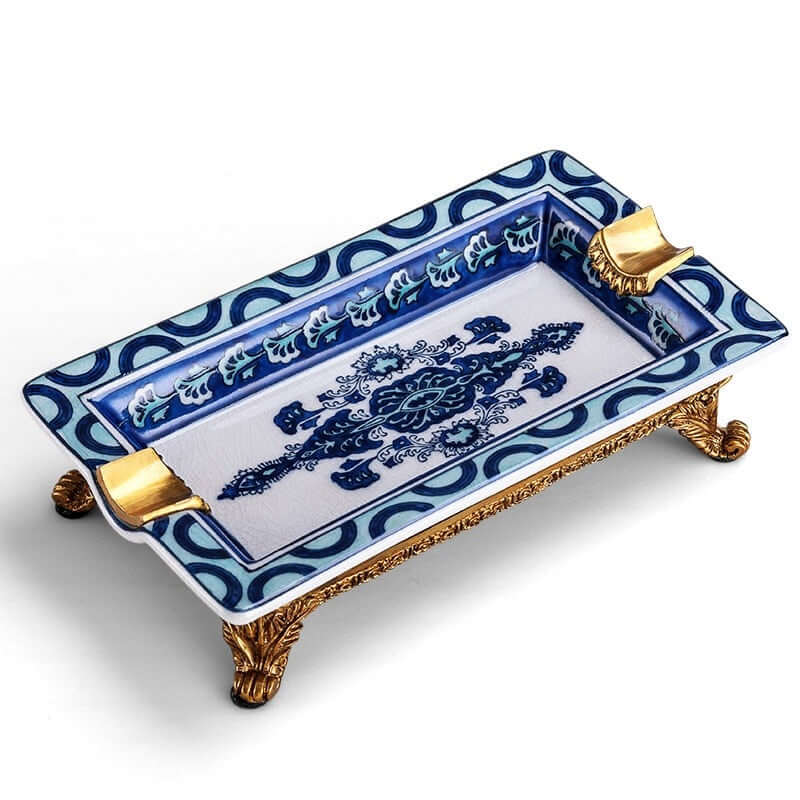 Luxury Lapis-Lazuli Unique Cigar Ashtray