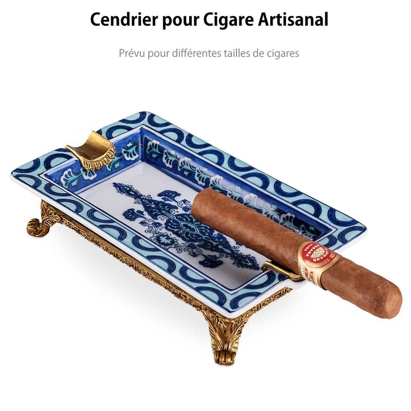 Luxury Lapis-Lazuli Unique Cigar Ashtray