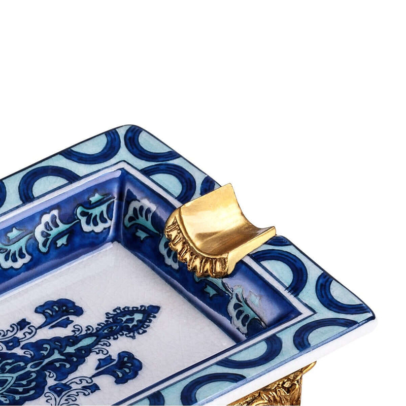 Luxury Lapis-Lazuli Unique Cigar Ashtray