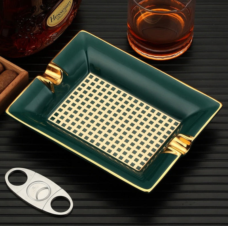 Portable Antique Cigar Ashtray for Travel