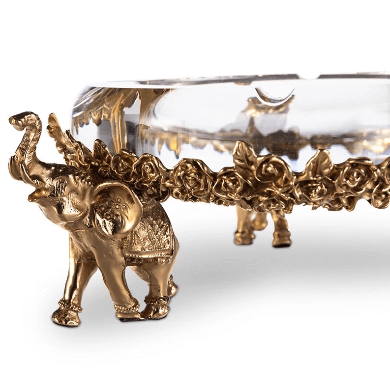 Luxury Crystal Elephant Cigar Ashtray - Limited Edition