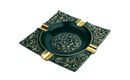 Luxury Green Ceramic Cigar Ashtray - 4 Slots