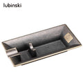 Robust and Elegant Metal Cigar Ashtray for Aficionados