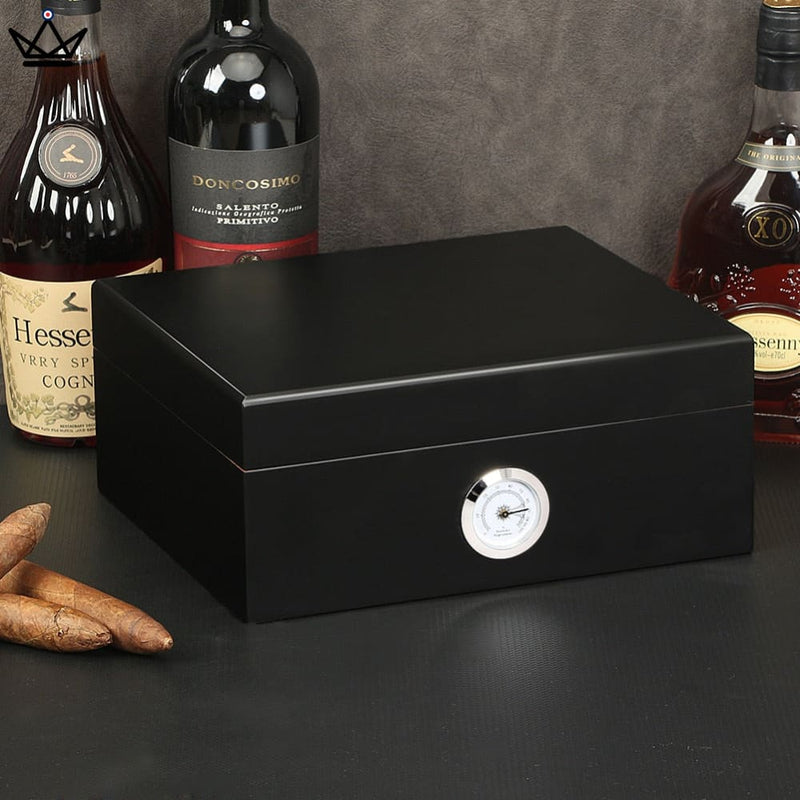 Premium Cedar Cigar Humidor Set with Accessories