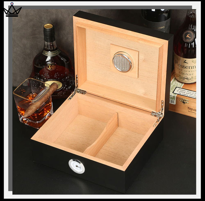 Premium Cedar Cigar Humidor Set with Accessories