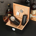 Premium Cedar Cigar Humidor Set with Accessories