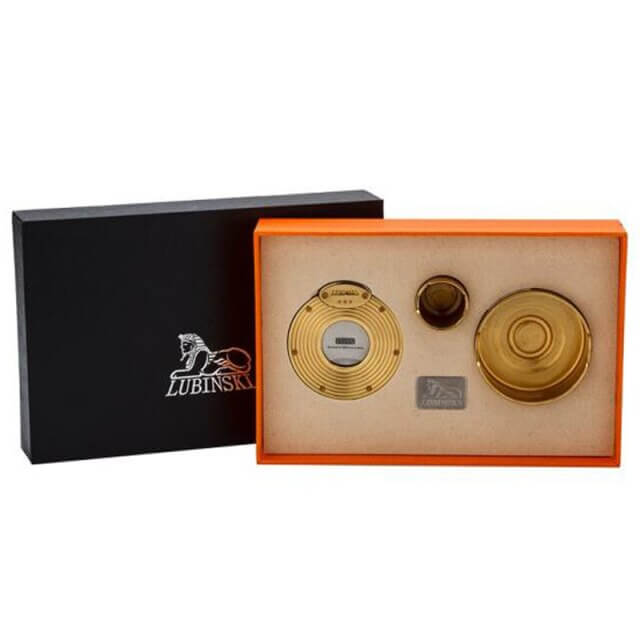 Elegant Cigar Gift Box Set with Cutter and Ashtray