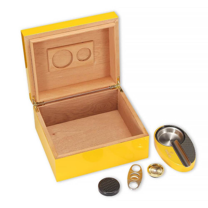 Ultimate Cigar Gift Set with Humidor and Accessories