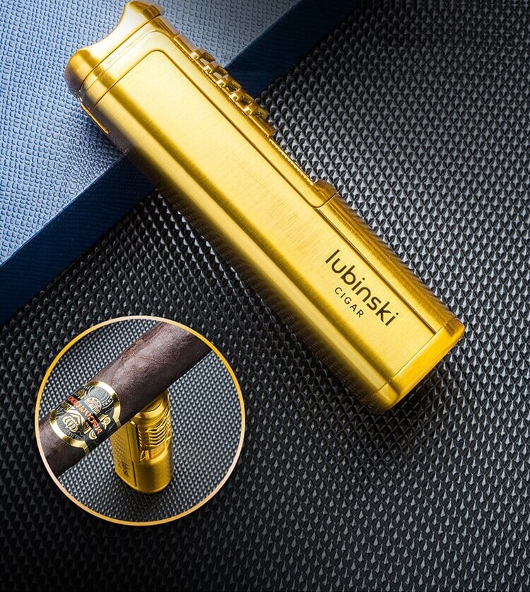 Luxury Portable Cigar Gift Box with Humidifier