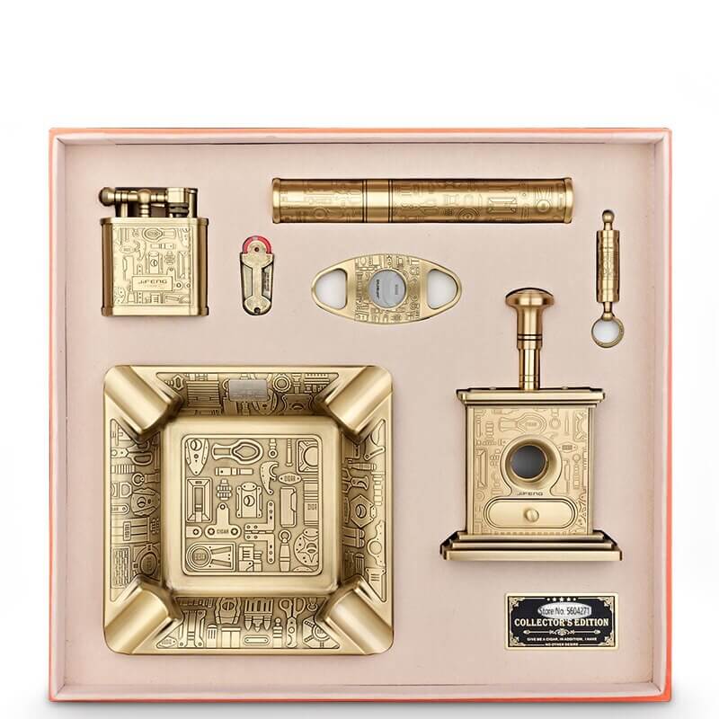 Luxurious Cigar Gift Box with Complete Accessories