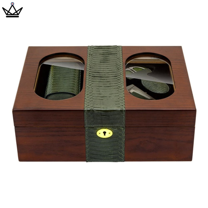 Luxury Cedar Cigar Gift Box with Accessories