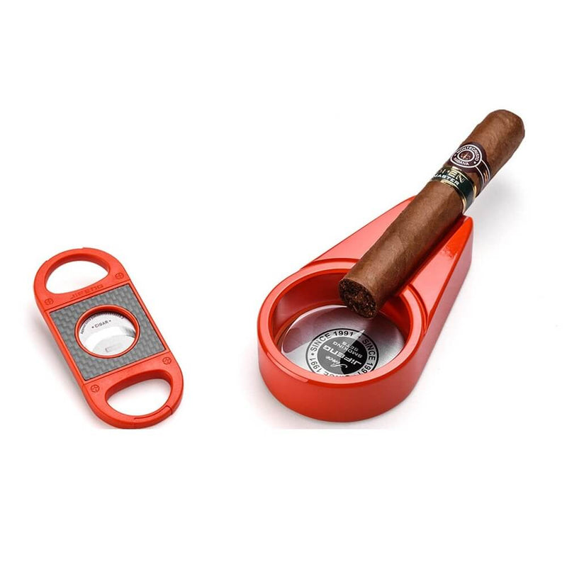 Travel Cigar Gift Box with Portable Ashtray