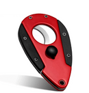 Automatic Double Blade Cigar Cutter - Elegant Red